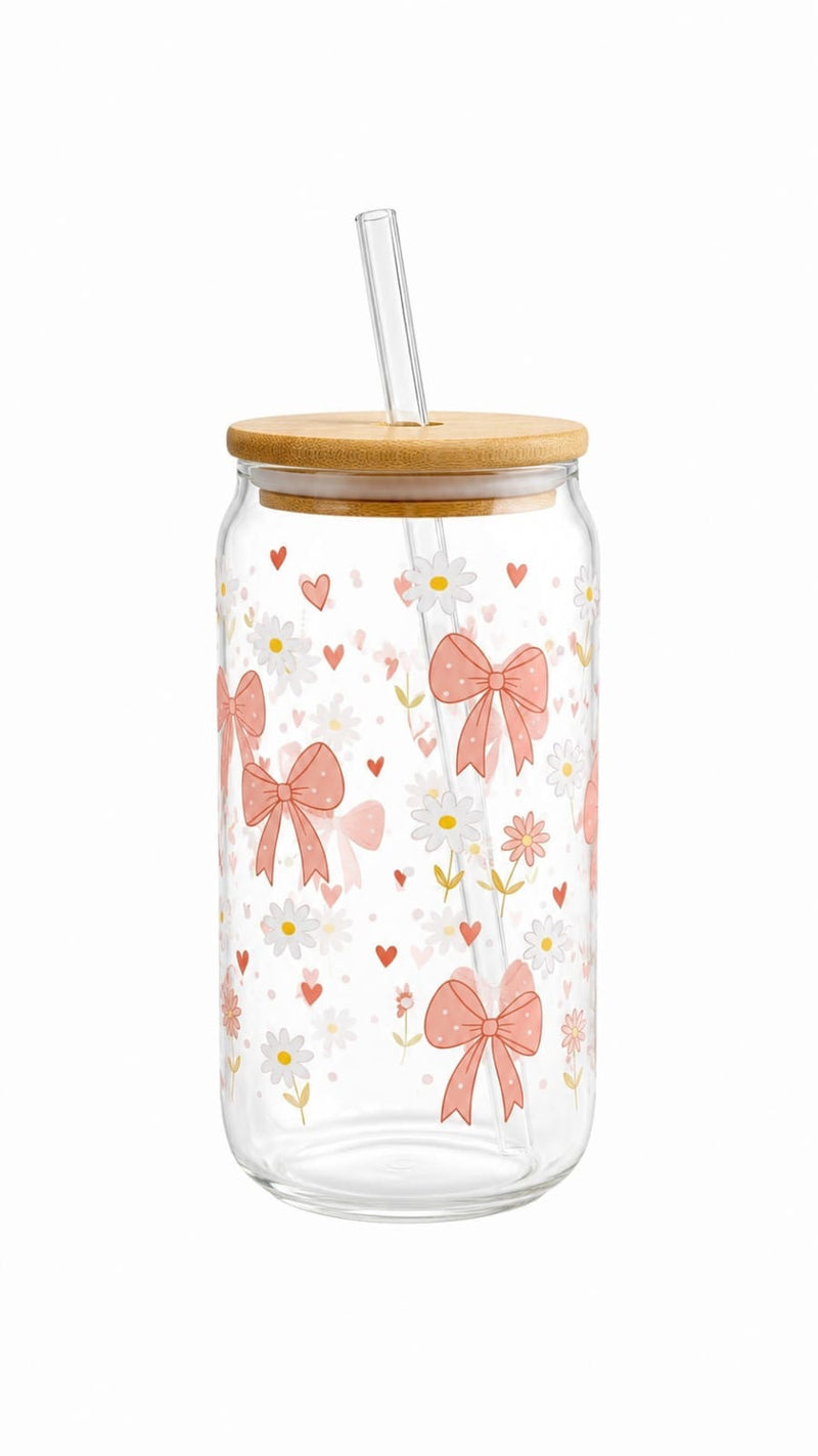 Rosy Ribbon Cup