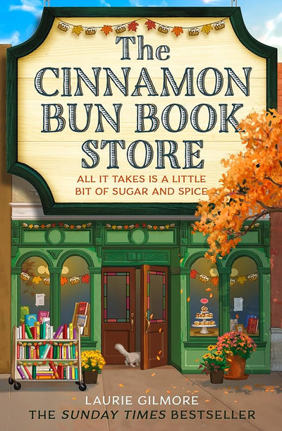 Cinnamon bun bookstore