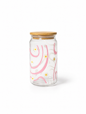 Glass Jar with Bamboo Lid